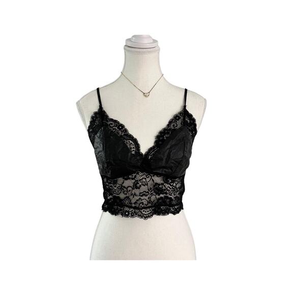 Venus Size Small Gothic Grunge Laced Sheer Cani - Picture 1 of 4